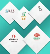 餐巾纸印logo 印字 定制餐巾纸 盒抽 广告盒抽纸